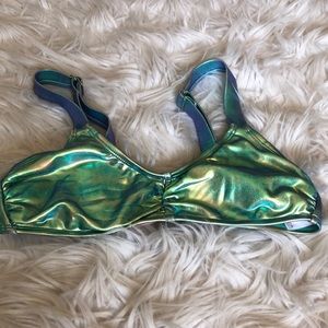 iridescent bikini top!
